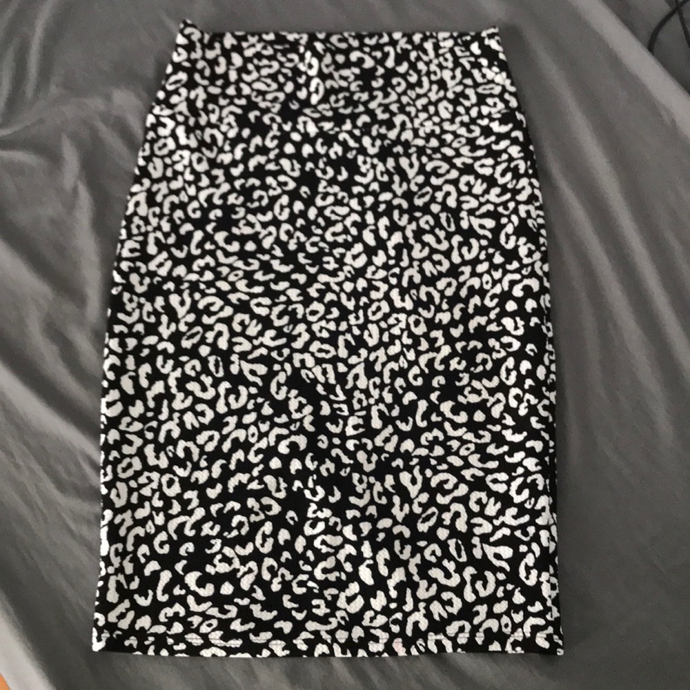 LuLaRoe Cheetah Print Cassie Pencil Skirt